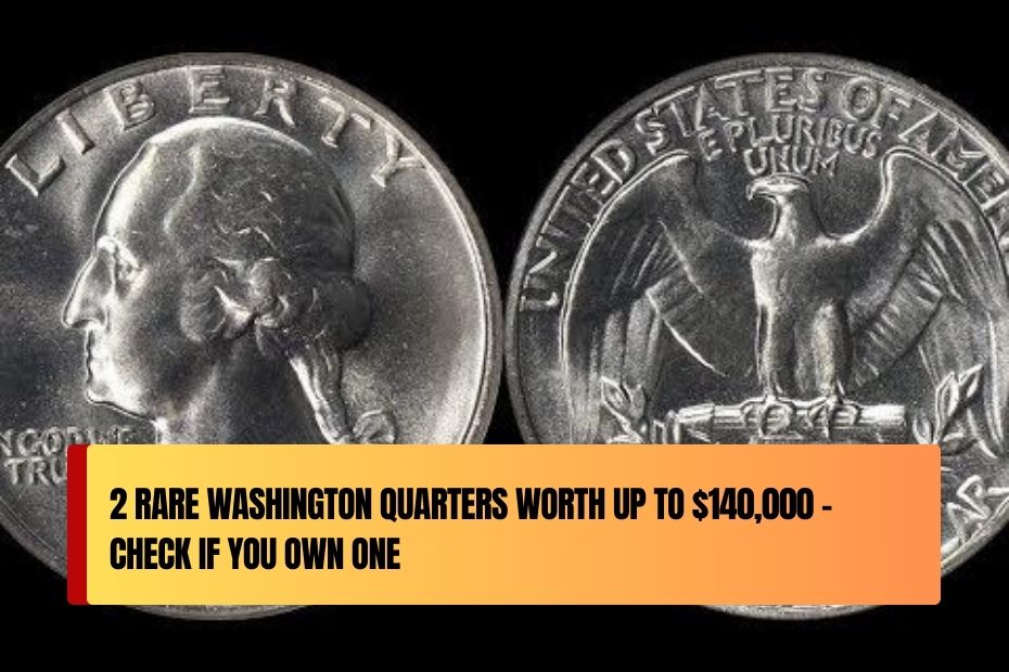 2 Rare Washington Quarters Worth Up to $140,000 – Check If You Own One