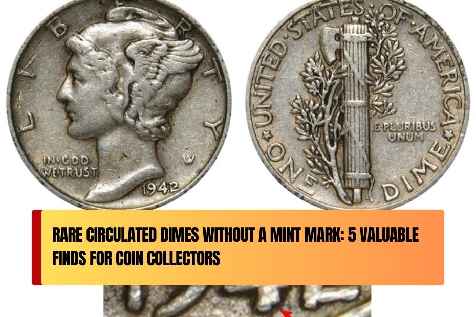 Rare Circulated Dimes Without a Mint Mark